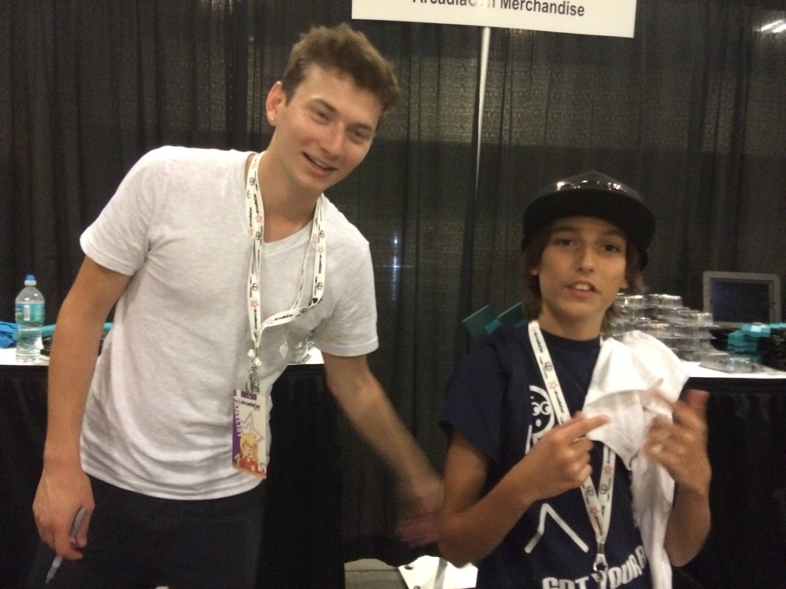 Bajan Canadian with Tristan at Arcadiacon 